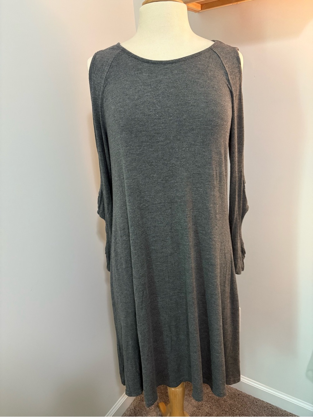 Simply Southern Cold-Shoulder Dress